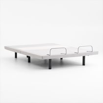 sleeptech gray california king adjustable foundation   