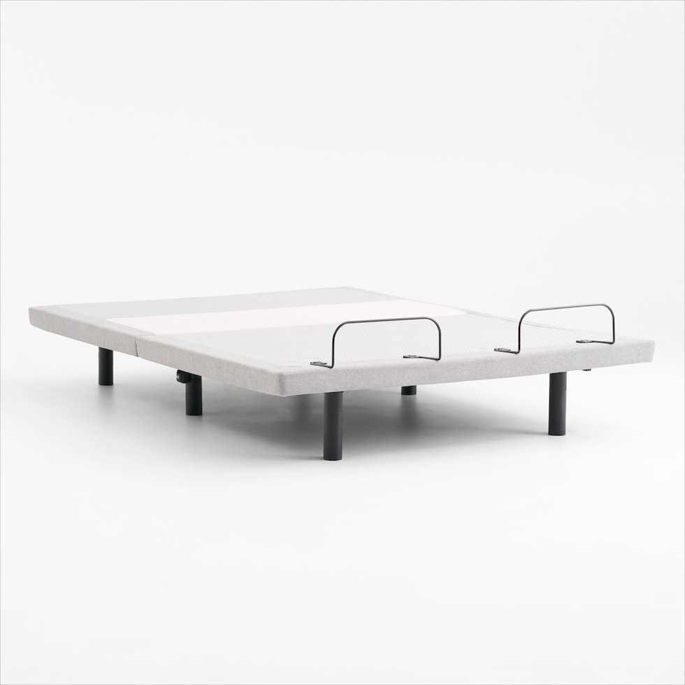 sleeptech gray california king adjustable foundation   