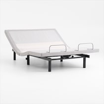 sleeptech gray california king adjustable foundation   