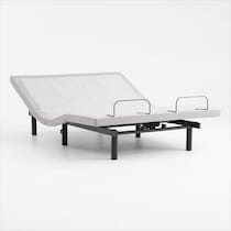 sleeptech gray full adjustable foundation   