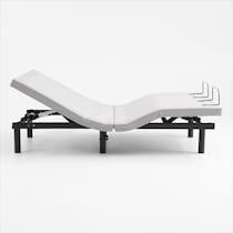 sleeptech gray full adjustable foundation   