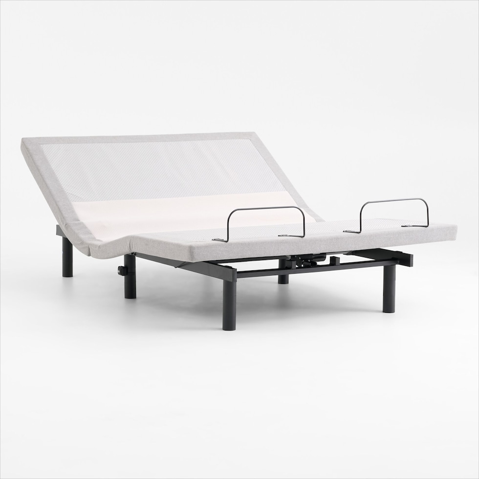 sleeptech gray full adjustable foundation   