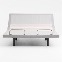 sleeptech gray full adjustable foundation   