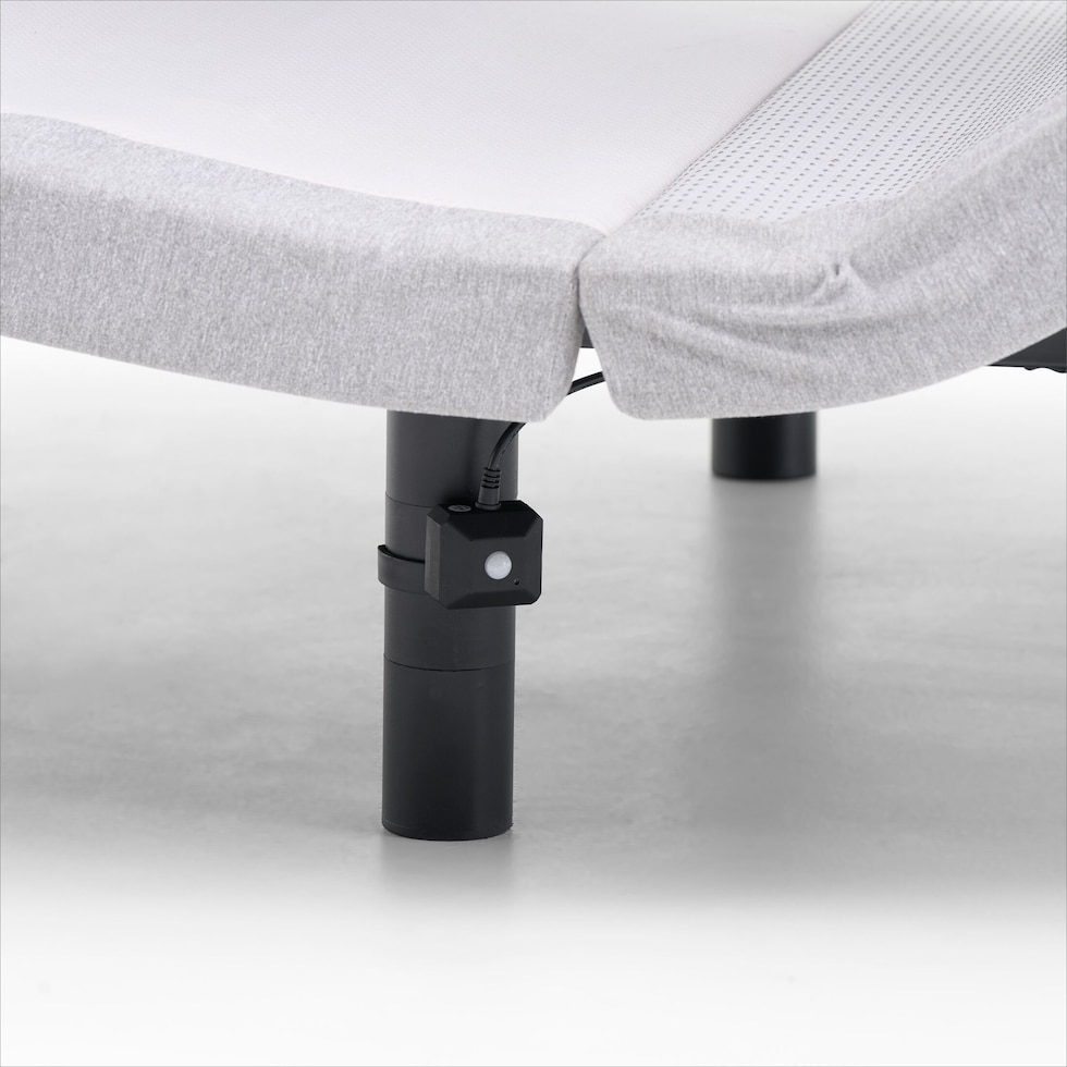 sleeptech gray full adjustable foundation   