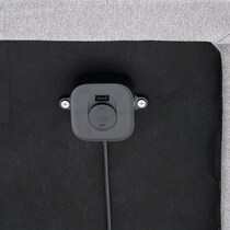 sleeptech gray full adjustable foundation   