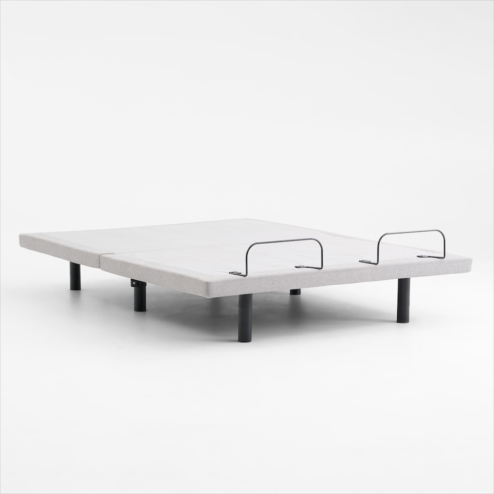 sleeptech gray king adjustable foundation   