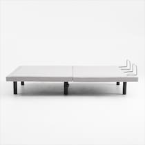 sleeptech gray king adjustable foundation   