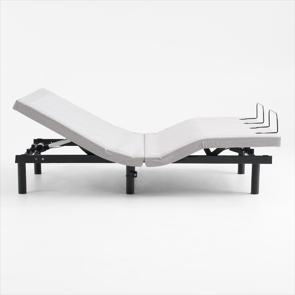 sleeptech gray king adjustable foundation   