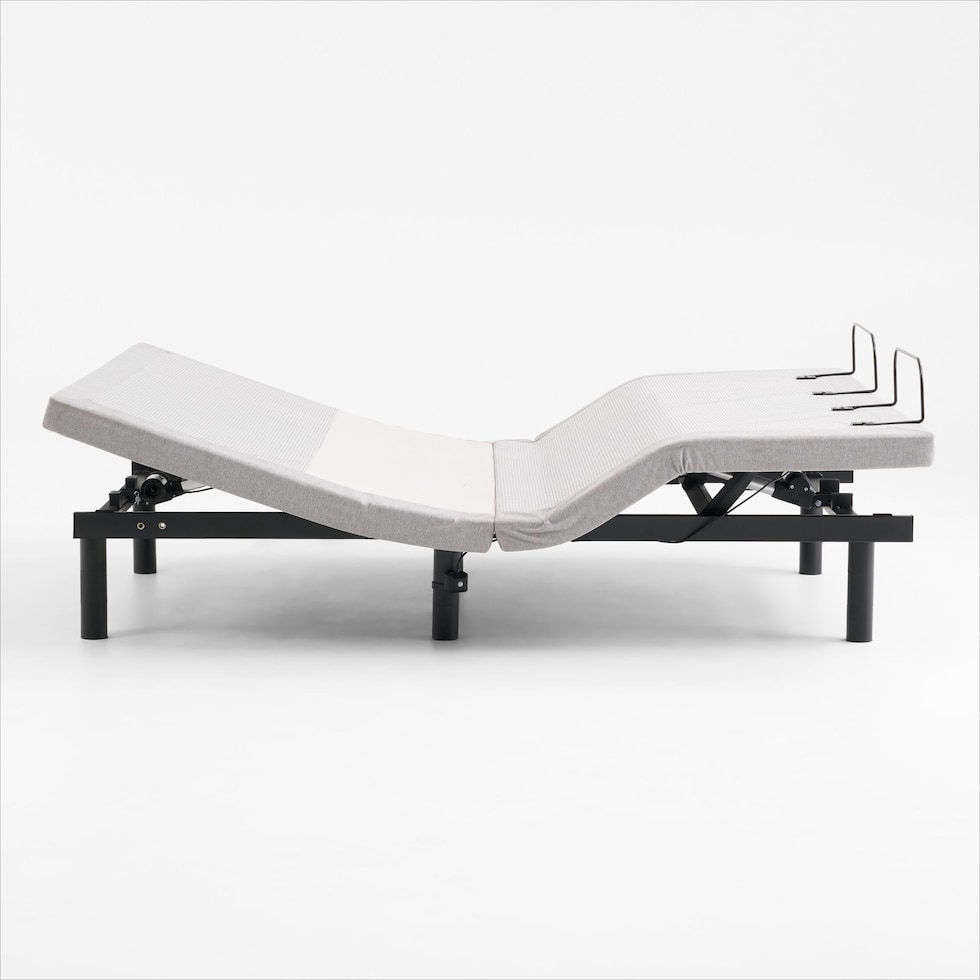 sleeptech gray king adjustable foundation   