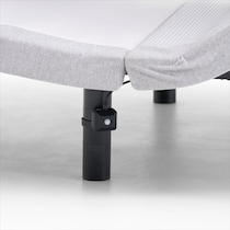 sleeptech gray king adjustable foundation   