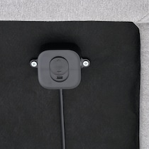sleeptech gray king adjustable foundation   