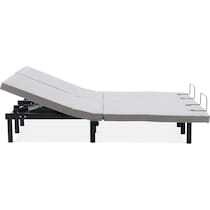 sleeptech gray split king adjustable foundation   