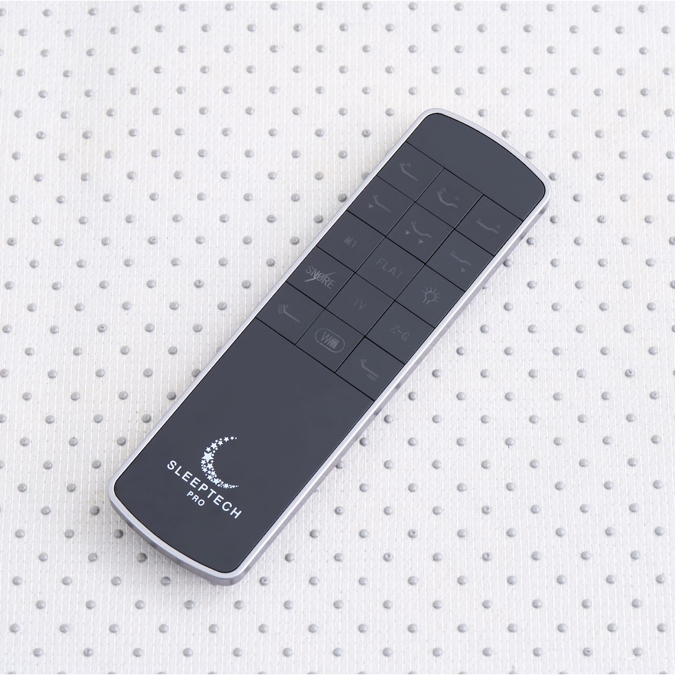 sleeptech gray split king adjustable foundation   