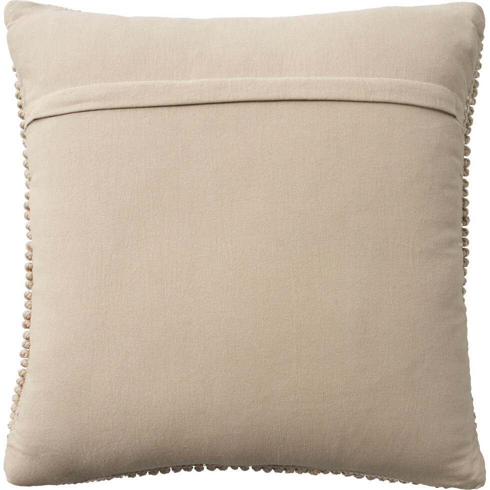 snowflake neutral accent pillow   