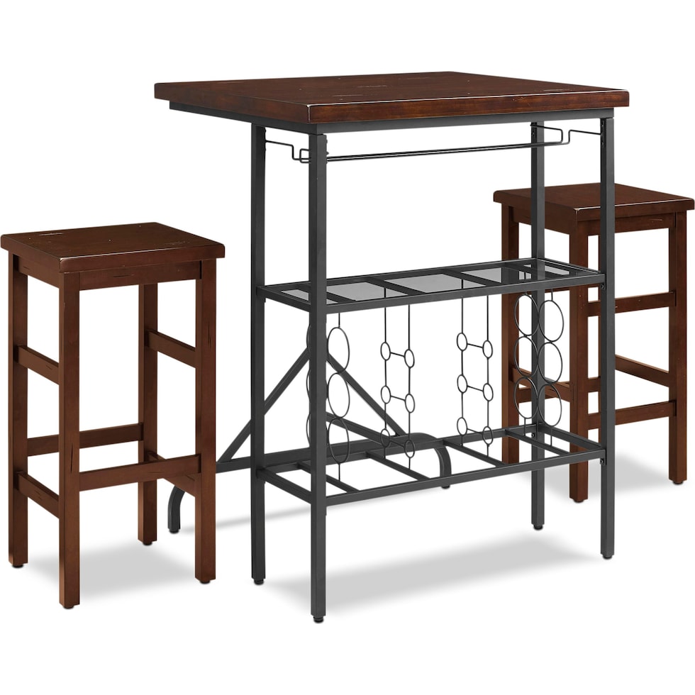sofia light brown  pc bar set   