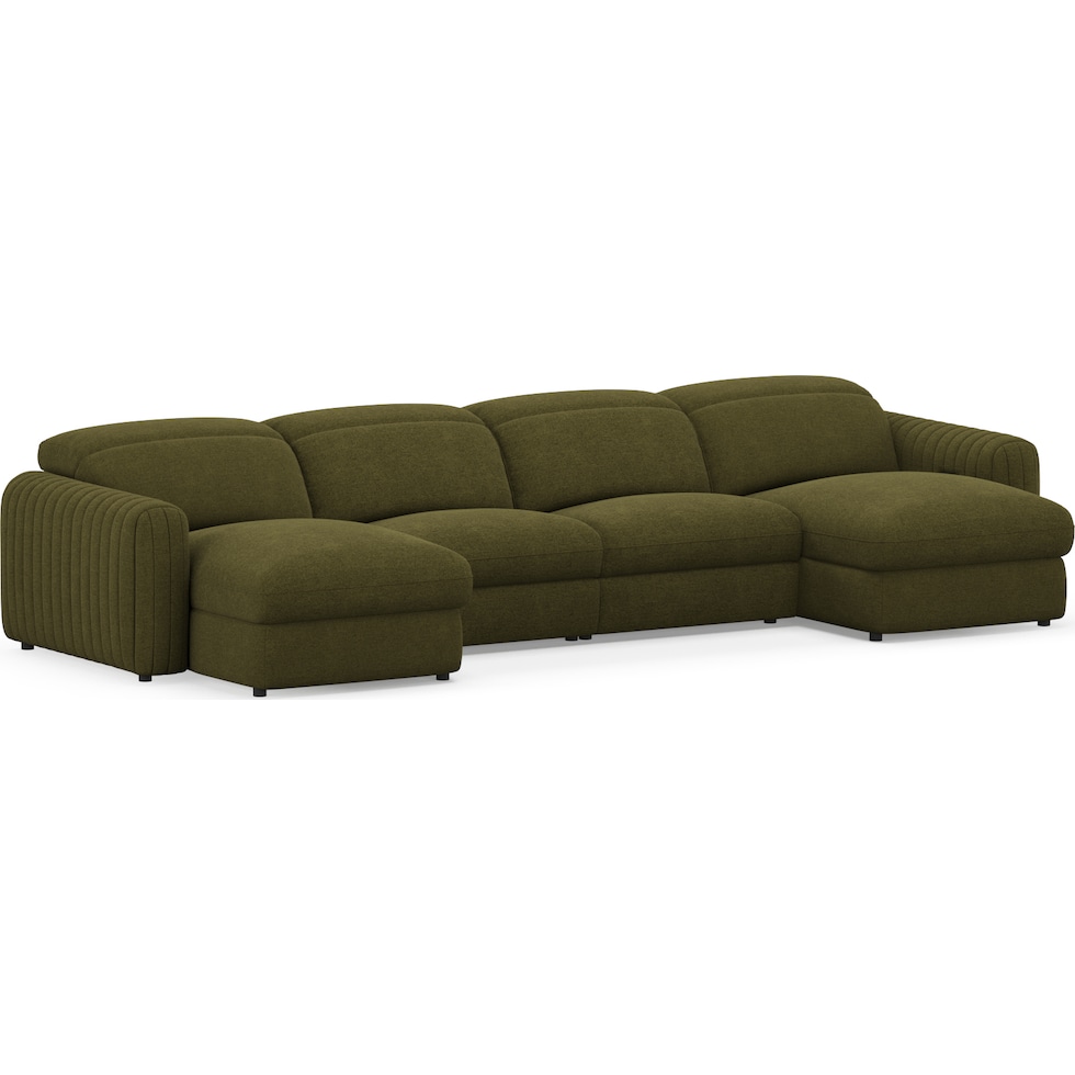 soho gray sectional   