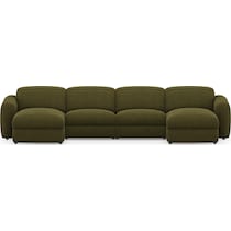 soho gray sectional   