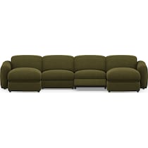 soho gray sectional   