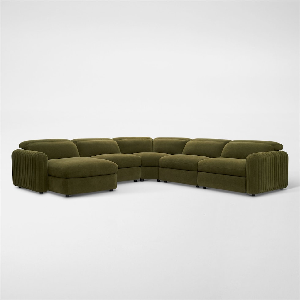 soho gray sectional   