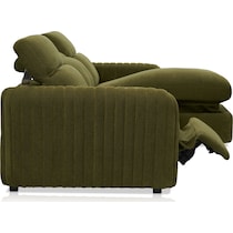 soho green sectional   