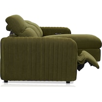 soho green sectional   
