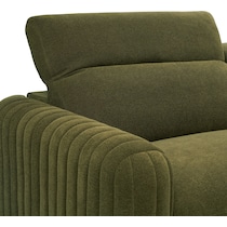 soho green sectional   