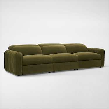 Soho Dual-Power Reclining 3-Piece Sofa