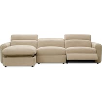 soho light brown sectional   