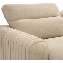 soho light brown sectional   