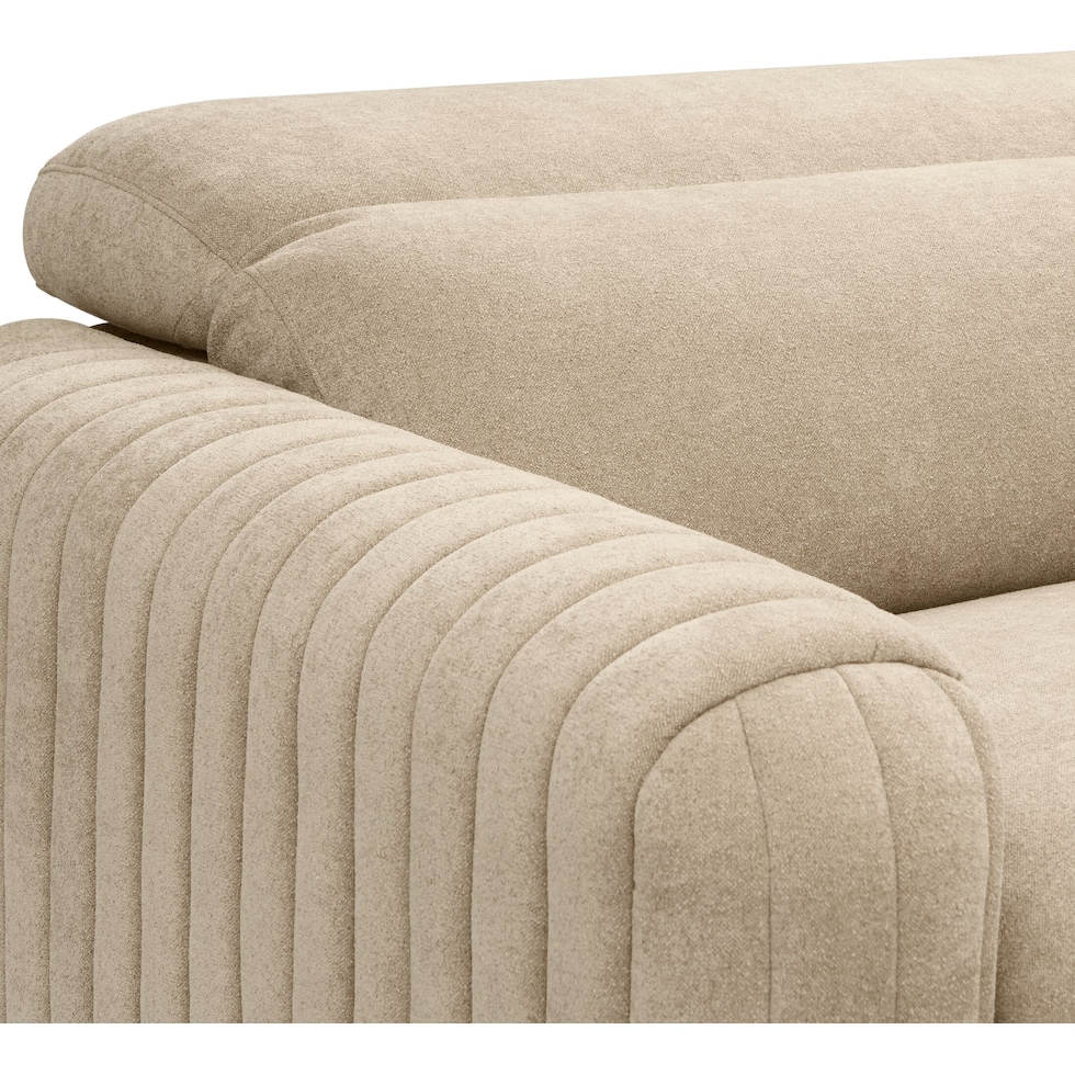 soho light brown sectional   