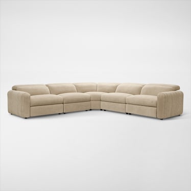Soho Dual-Power Reclining 5-Piece Sectional