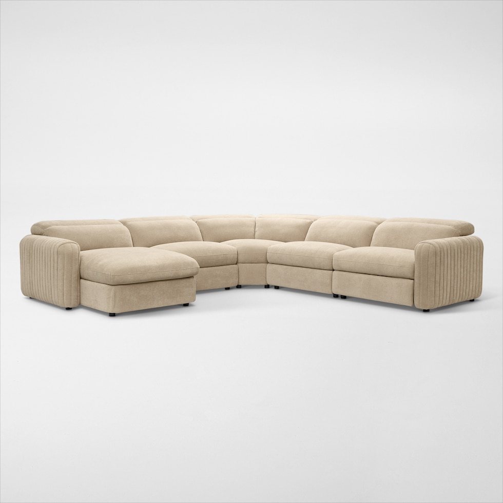 soho light brown sectional web   