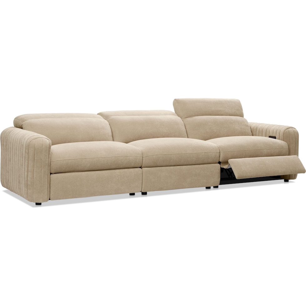 soho light brown sofa   