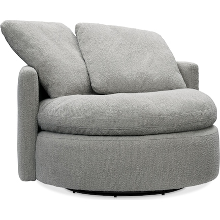 Penley Accent Swivel Chair - Gray
