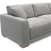 solana gray sectional   