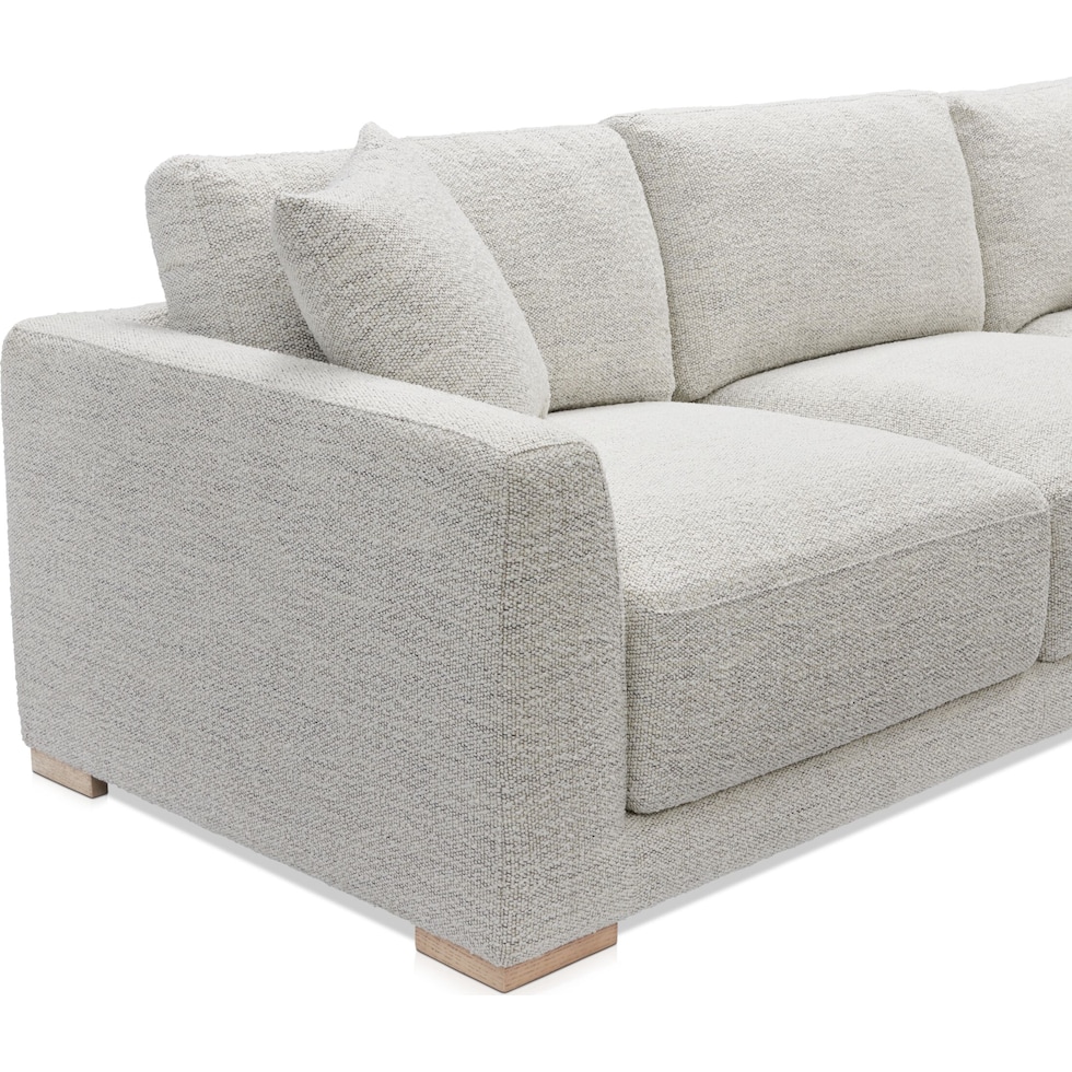 solana white sectional   