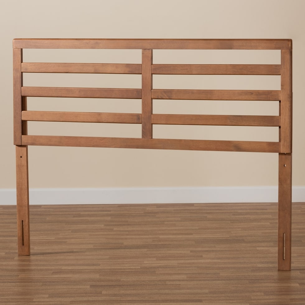 solange dark brown full headboard   