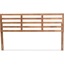 solange dark brown king headboard   