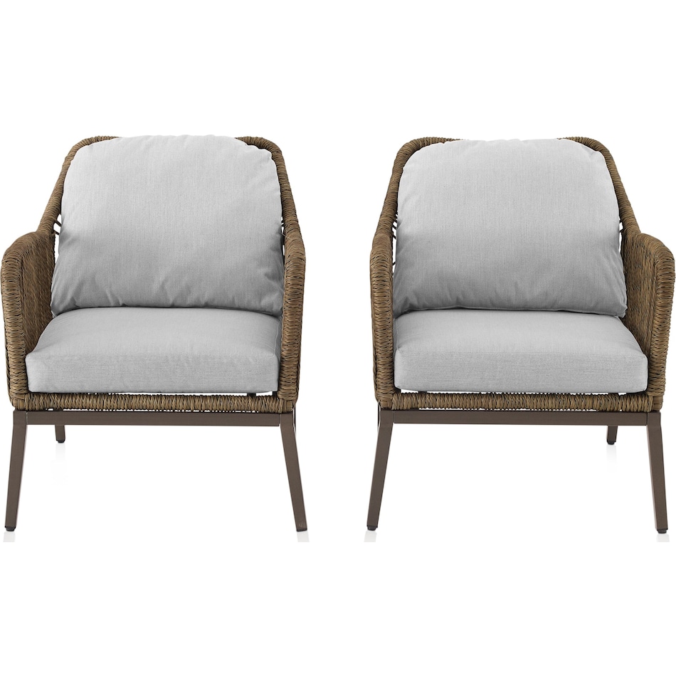 solara gray outdoor chair set   
