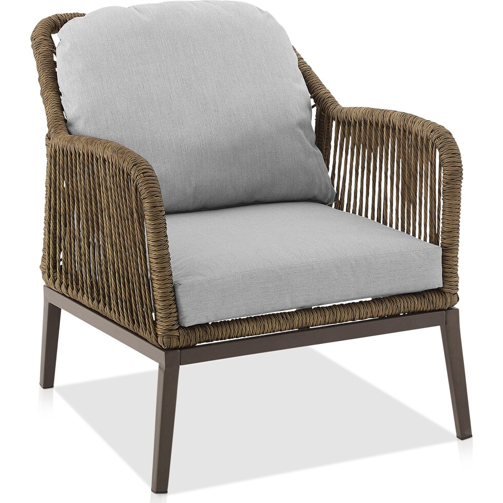 solara gray outdoor chair set   