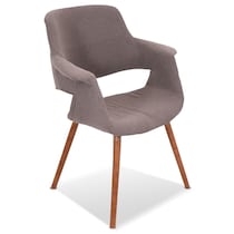 solo brown accent chair   