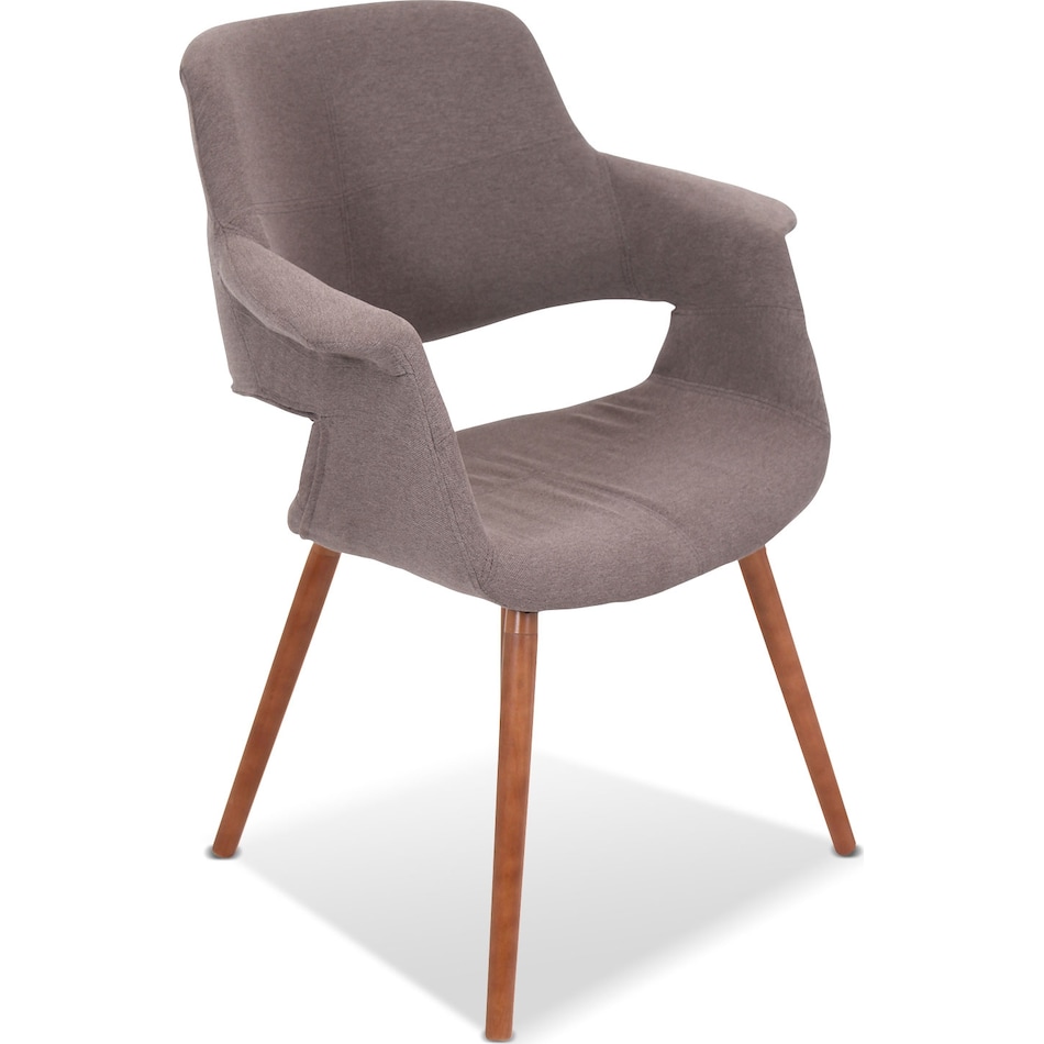 solo brown accent chair   