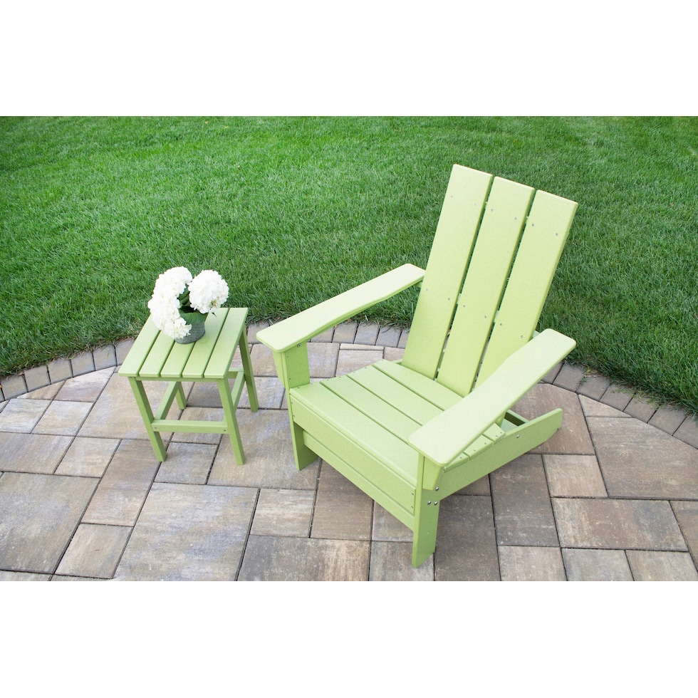 solstice outdoor green outdoor chair   