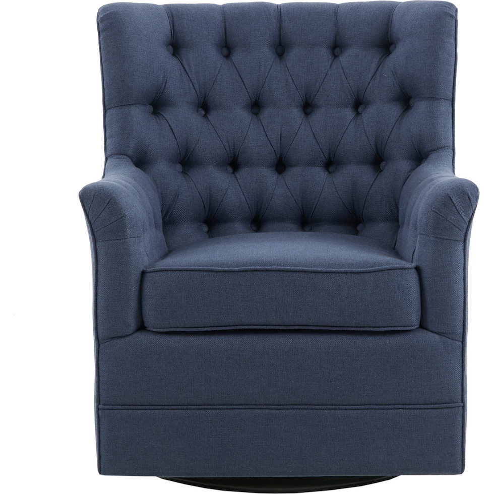 sonnet blue accent chair   