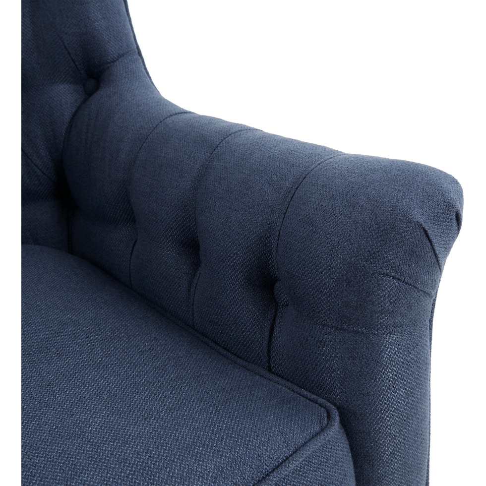 sonnet blue accent chair   