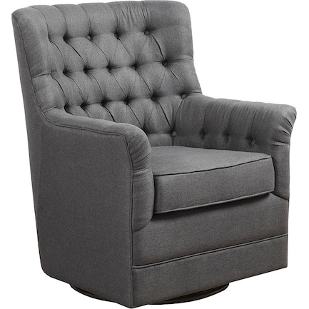 Sonnet Swivel Glider Chair - Gray