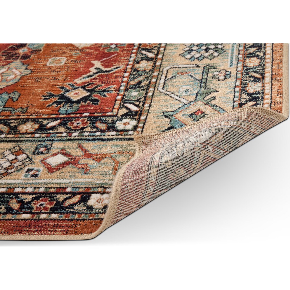 sonoma aqua celadon multicolor area rug  x    