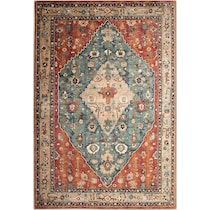 sonoma aqua celadon multicolor area rug  x    