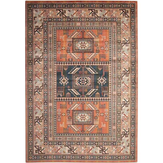 Rugs - Sonoma Area Rug - Aqua and Copper