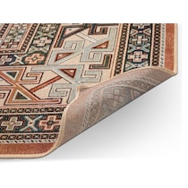 sonoma aqua copper aqua and copper area rug  x    